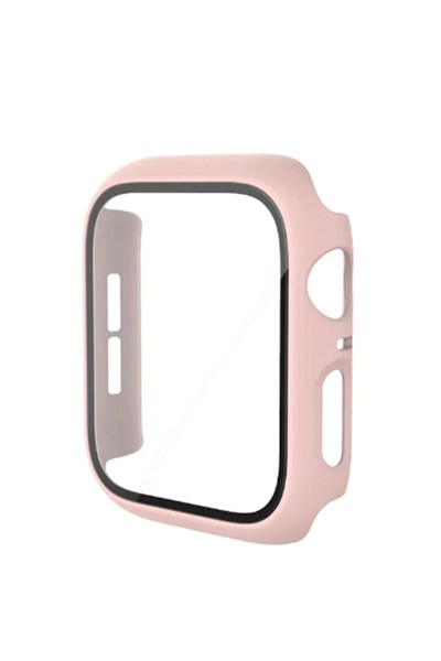 Mey İthalat®   Watch 41mm Camlı Kasa Ekran Koruyucu - Pembe
