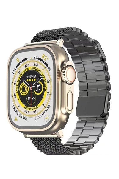 Mey İthalat®   Watch 42mm Ascend Metal Kordon - Gri