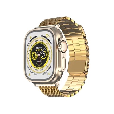 Mey İthalat®   Watch 42mm Ascend Metal Kordon - Gold