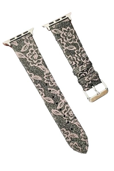 Mey İthalat®   Watch 42mm Creeper Desenli Kordon - Kahverengi