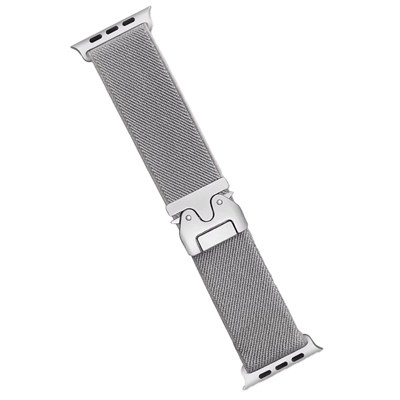 Mey İthalat®   Watch 42mm Forest Kumaş Kordon - Titan Gri