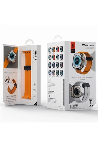 Mey İthalat®   Watch 42mm KR412 Elegance Stylısh Kordon - Derin Mor