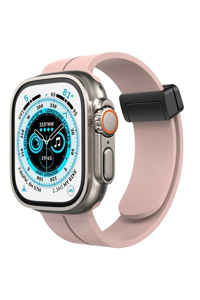 Mey İthalat®   Watch 42mm KR412 Elegance Stylısh Kordon - Pudra