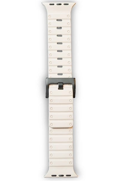 Mey İthalat®   Watch 42mm Magnus Mıknatıslı Silikon Kordon - Yıldız Işığı