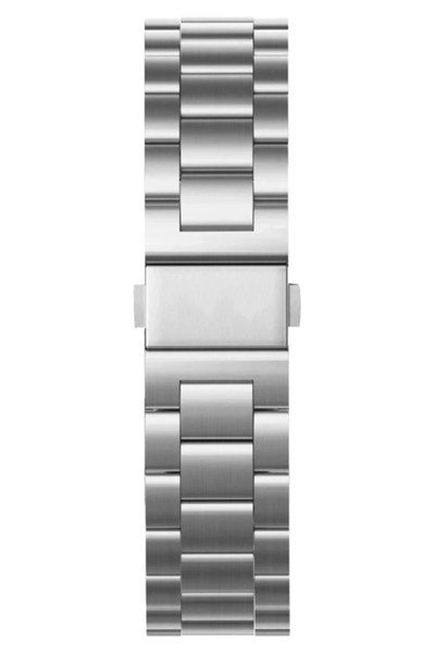 Mey İthalat®   Watch 42mm Metal Baklalı Kordon - Gümüş