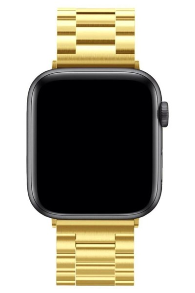 Mey İthalat®   Watch 42mm Metal Baklalı Kordon - Gold