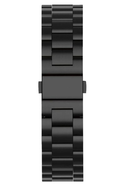 Mey İthalat®   Watch 42mm Metal Baklalı Kordon - Siyah