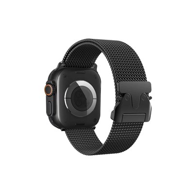 Mey İthalat®   Watch 42mm Milano Metal Kordon - Siyah