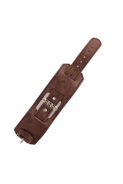 Mey İthalat®   Watch 42mm NL17 Deri Kordon - Mürdüm