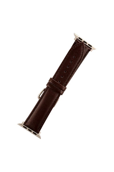 Mey İthalat®   Watch 42mm NL26 Deri Kordon - Kahverengi