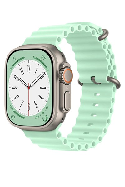 Mey İthalat®   Watch 42mm Ocean Kordon - Açık Yeşil