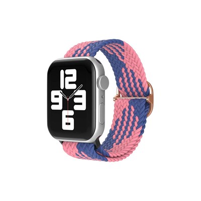 Mey İthalat®   Watch 42mm Star Kordon - Pembe-Mavi