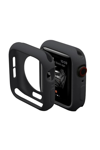 Mey İthalat®   Watch 44mm Silikon Alt Kasa - Siyah