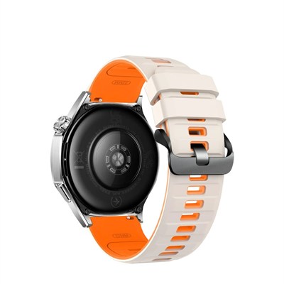 Mey İthalat®   Watch Ultra 49mm Minoc Kordon - Beyaz-Turuncu