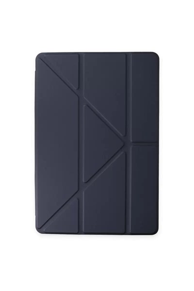 Mey İthalat®   iPad 10.2 (8.nesil) Kılıf Kalemlikli Mars Tablet Kılıfı - Lacivert