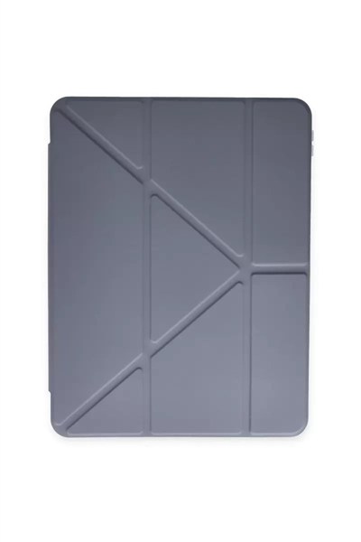 Mey İthalat®   iPad 10.2 (8.nesil) Kılıf Kalemlikli Mars Tablet Kılıfı - Lavender