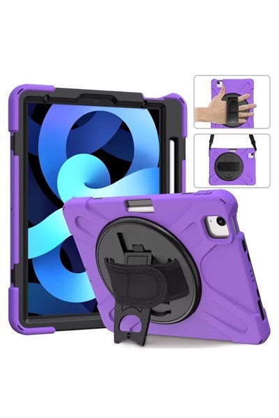 Mey İthalat®   iPad 2022 10.9 (10.nesil) Kılıf Amazing Tablet Kapak - Mor