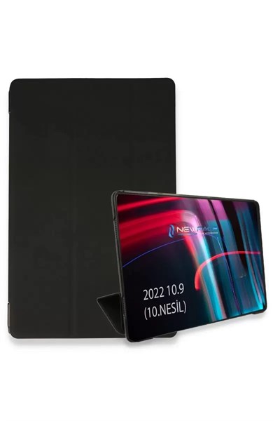 Mey İthalat®   iPad 2022 10.9 (10.nesil) Kılıf Tablet Smart Kılıf - Siyah