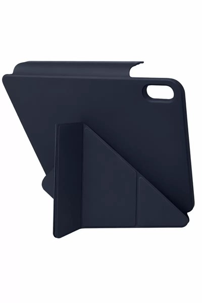 Mey İthalat®   iPad 2025 10.9 10.Nesil (A16) Edz Manyetik Standlı Tablet Kılıfı - Lacivert
