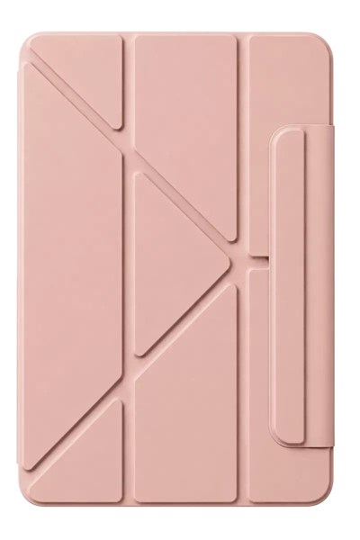 Mey İthalat®   iPad 2025 10.9 10.Nesil (A16) Edz Manyetik Standlı Tablet Kılıfı - Rose Gold