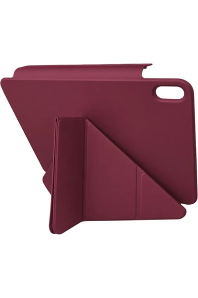 Mey İthalat®   iPad 2025 10.9 10.Nesil (A16) Edz Manyetik Standlı Tablet Kılıfı - Mürdüm
