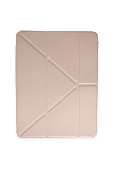 Mey İthalat®   iPad 9.7 (2018) Kılıf Kalemlikli Mars Tablet Kılıfı - Rose Gold
