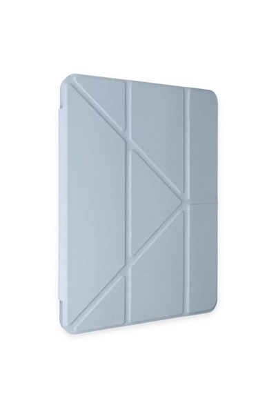 Mey İthalat®   iPad Air 4 10.9 Kılıf Kalemlikli Mars Tablet Kılıfı - Mavi