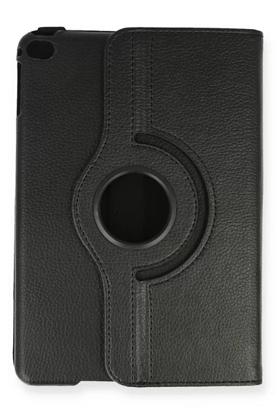 Mey İthalat®   iPad Mini 4 Kılıf 360 Tablet Deri Kılıf - Siyah