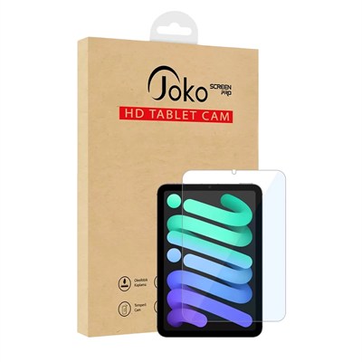Mey İthalat®   iPad Mini 6 HD Tablet Cam Ekran Koruyucu - Şeffaf
