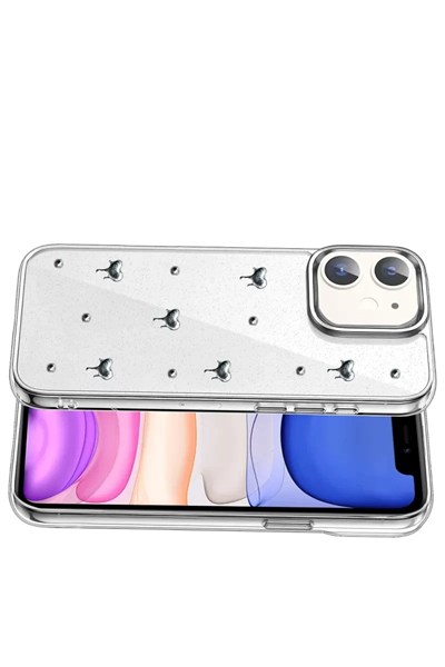 Mey İthalat®   iPhone 11 Fiyonk Desenli Kapak - Desen 1