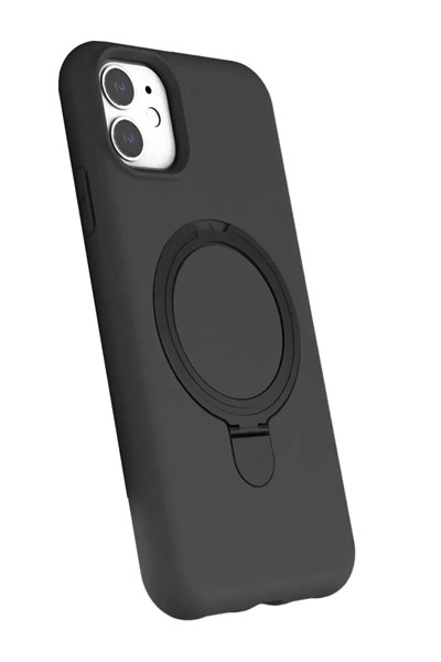 Mey İthalat®   iPhone 11 Regal Magsafe Standlı Kapak - Titan Gri