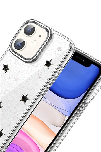 Mey İthalat®   iPhone 12 Fiyonk Desenli Kapak - Desen 7