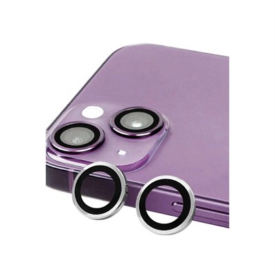 Mey İthalat®   iPhone 13 Mini Raze Metal Kamera Lens - Gümüş
