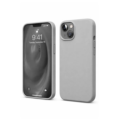 Mey İthalat®   iPhone 14 Kılıf First Silikon - Gri