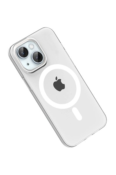 Mey İthalat®   iPhone 14 PC Blank Magsafe Kapak - Şeffaf