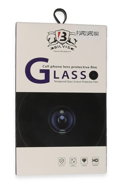 Mey İthalat®   iPhone 14 Pro Max Bilvis Titan Kamera Lens - Siyah