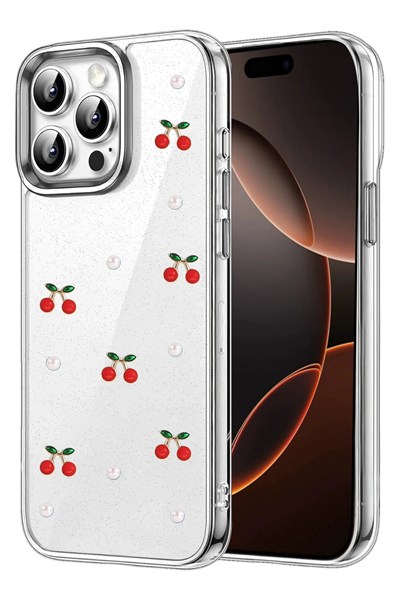 Mey İthalat®   iPhone 14 Pro Max Fiyonk Desenli Kapak - Desen 9