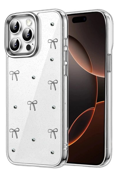 Mey İthalat®   iPhone 14 Pro Max Fiyonk Desenli Kapak - Desen 5