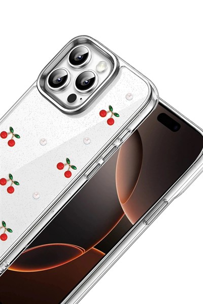 Mey İthalat®   iPhone 14 Pro Max Fiyonk Desenli Kapak - Desen 9