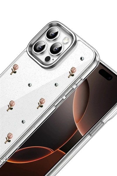 Mey İthalat®   iPhone 14 Pro Max Fiyonk Desenli Kapak - Desen 6