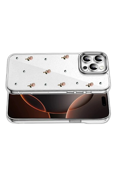 Mey İthalat®   iPhone 14 Pro Max Fiyonk Desenli Kapak - Desen 6