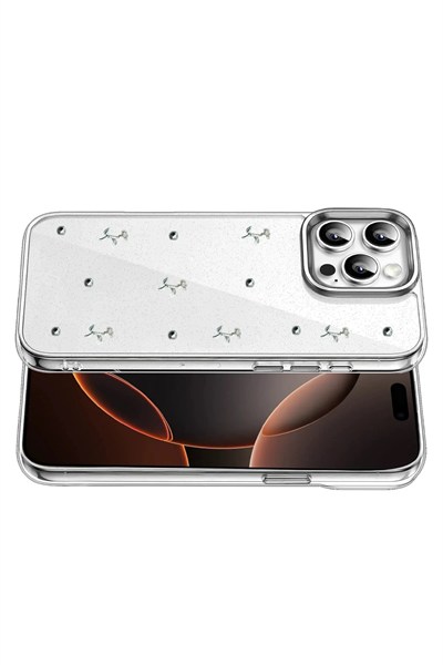 Mey İthalat®   iPhone 14 Pro Max Fiyonk Desenli Kapak - Desen 4
