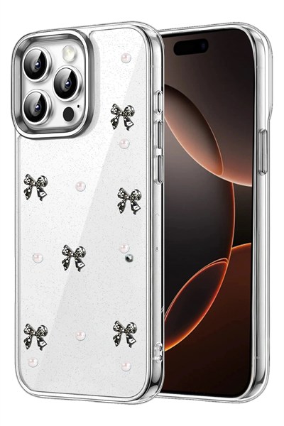Mey İthalat®   iPhone 14 Pro Max Fiyonk Desenli Kapak - Desen 8