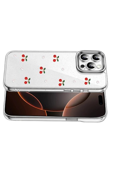 Mey İthalat®   iPhone 14 Pro Max Fiyonk Desenli Kapak - Desen 9