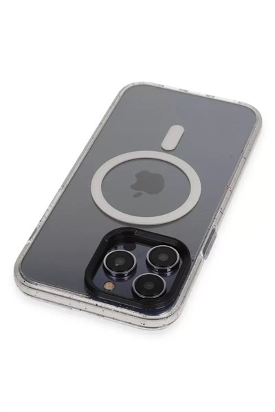 Mey İthalat®   iPhone 14 Pro Max Kılıf Tigra Magsafe Kapak - Beyaz