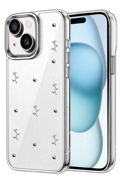Mey İthalat®   iPhone 15 Fiyonk Desenli Kapak - Desen 4