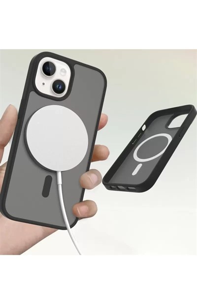 Mey İthalat®   iPhone 15 Jota Magsafe Kapak -Yeşil