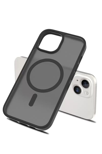 Mey İthalat®   iPhone 15 Jota Magsafe Kapak - Açık Mavi