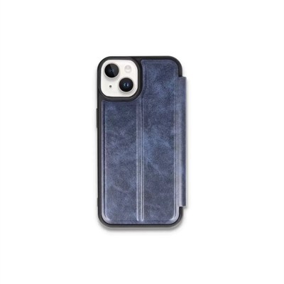 Mey İthalat®   iPhone 15 Kılıf Flip Cover - Lacivert