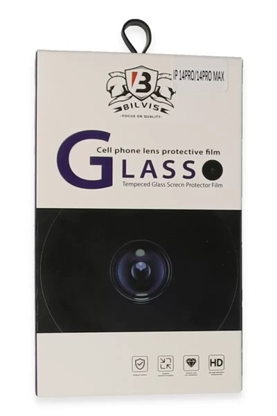 Mey İthalat®   iPhone 15 Pro Max Bilvis Titan Kamera Lens - Siyah